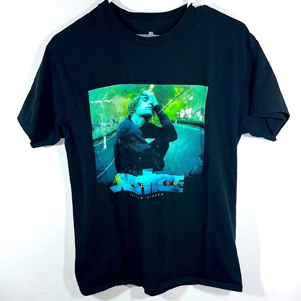 Justin Beiber Justice World Tour T-Shirt size M